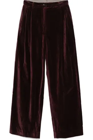 ZIGGY CHEN Fluwelen broek