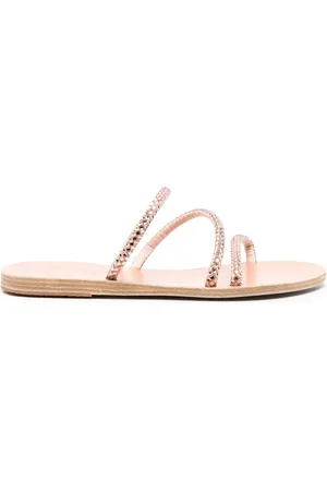 Ancient Greek Sandals Polytimi sandalen verfraaid met kristallen