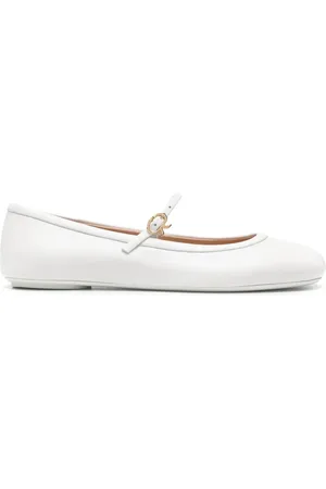 Gianvito Rossi Leren ballerina