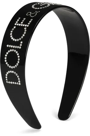 Dolce & Gabbana Haarband verfraaid met kristallen logo
