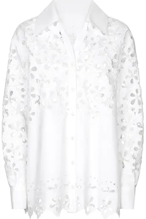 Dolce & Gabbana Katoenen shirt met uitgesneden details