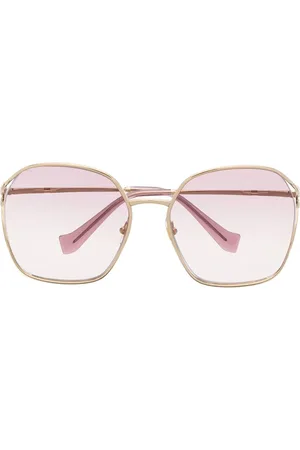 Miu Miu Zonnebril met oversized vierkant montuur
