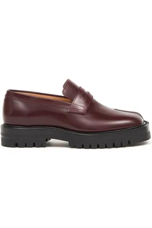 Maison Margiela Tabi leren loafers