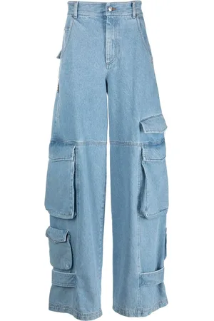 GCDS Jeans met wijde pijpen