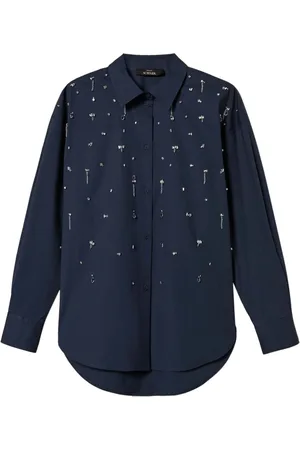 Twin-Set Blouse met geborduurde hand
