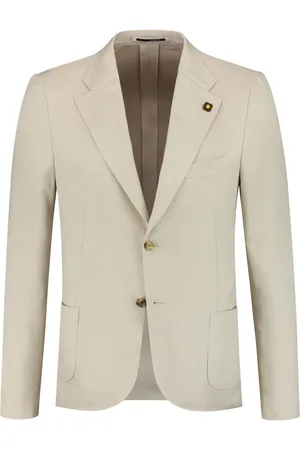 LARDINI Blazer met broche