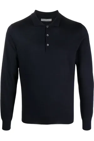 corneliani Poloshirt van scheerwol