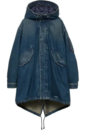 Prada Denim gewatteerde jas