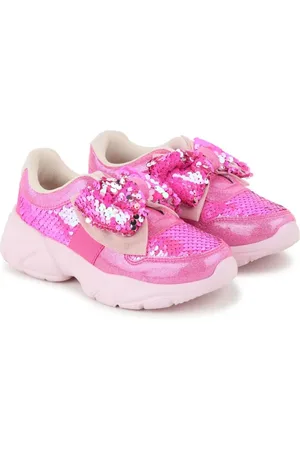 Billieblush Sneakers verfraaid met pailletten en strik