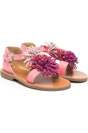 GALLUCCI Sandalen met pompon