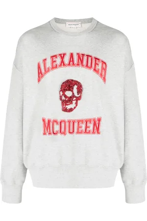 Alexander McQueen Hoodie met geborduurd logo