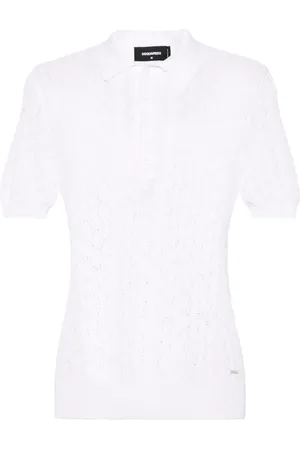 Dsquared2 Opengebreid poloshirt