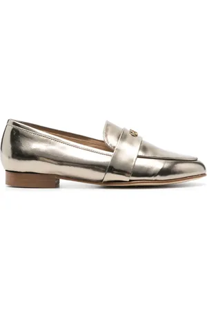Casadei Metallic loafers