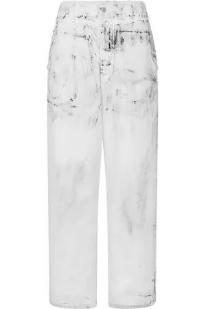 Moschino Gerafelde jeans