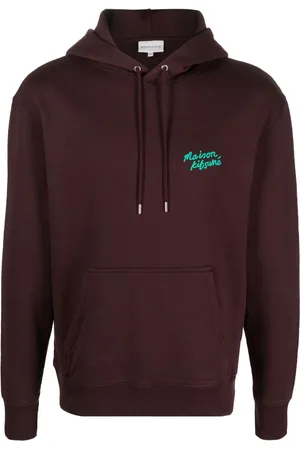 Maison Kitsuné Hoodie met geborduurd logo