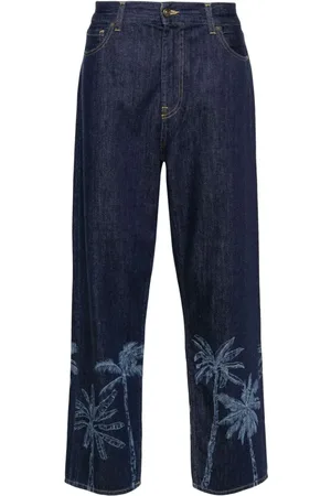 Alanui Straight jeans met grafische print