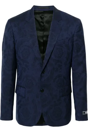 VERSACE Barocco Blazer met enkele rij knopen