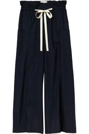 Plan C Straight broek met trekkoord