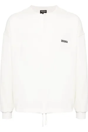 Ermenegildo Zegna Sweater met geborduurd logo van katoenblend