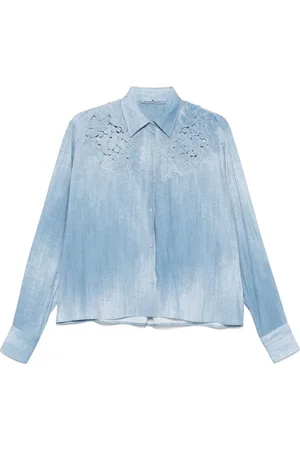 ERMANNO SCERVINO Blouse met bloemenapplicatie