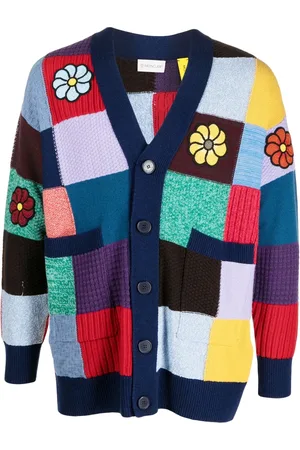 Moncler Gehaakt vest met patchwork