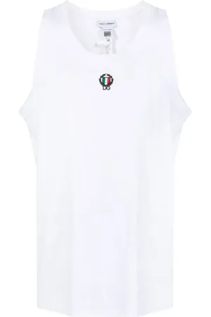 Dolce & Gabbana Tanktop met geborduurd logo