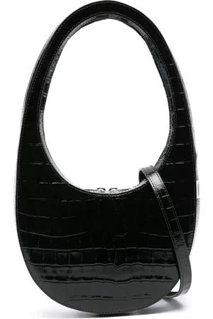 COPERNI Croco Swipe leren schoudertas