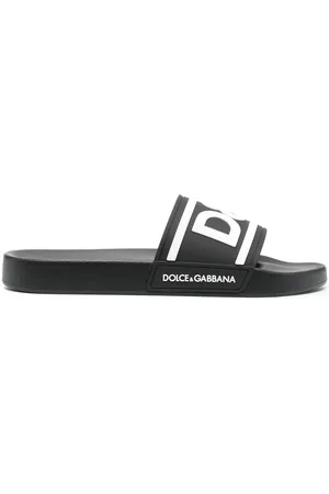 Dolce & Gabbana Slippers met logoprint