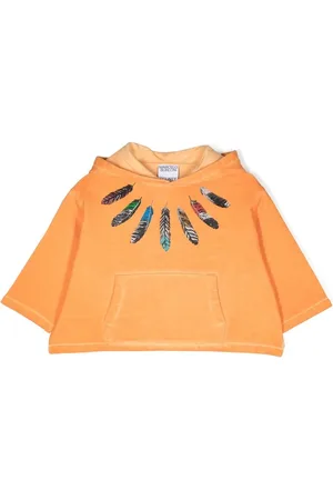 MARCELO BURLON Hoodie met verenprint