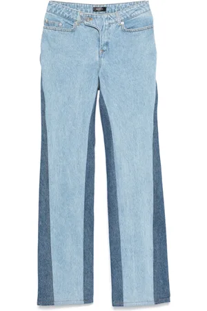 MUGLER Tweekleurige straight jeans