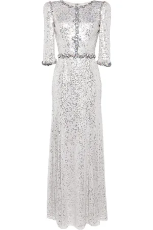 Jenny Packham Pretty Thing avondjurk verfraaid met kristallen