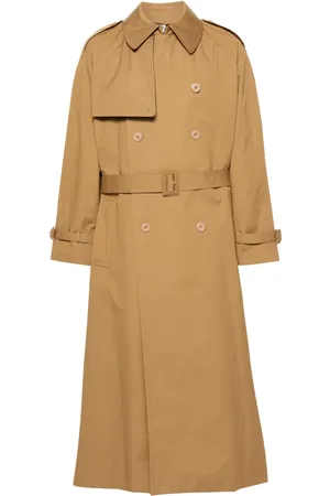 Vetements Trenchcoat met dubbele rij knopen