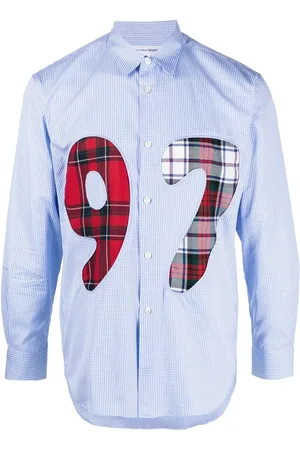 Comme des Garçons Geruit overhemd
