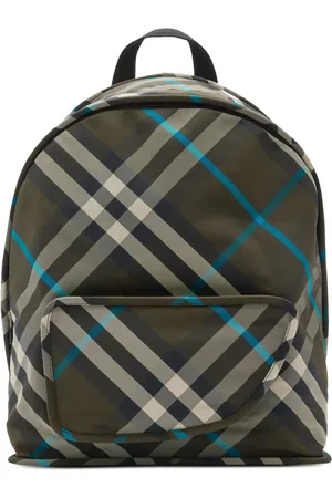 Burberry Shield geruite rugzak