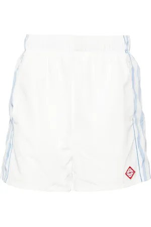 Casablanca Gestreepte mid waist trainingsshorts