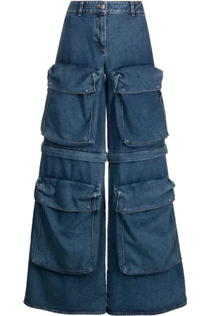 GIUSEPPE DI MORABITO Jeans met wijde pijpen