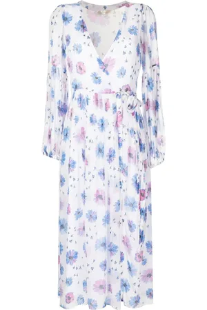 LOVESHACKFANCY Wikkeljurk met bloemenprint