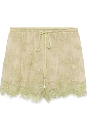 BLUMARINE Shorts met bloemenkant