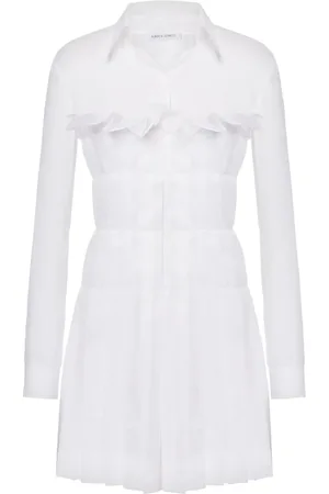 Alberta Ferretti Gedrapeerde katoenen mini