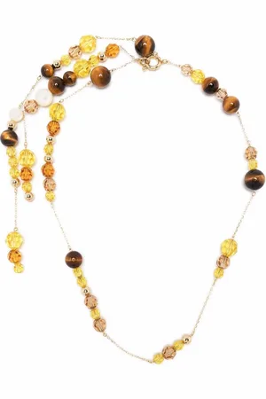 Swarovski Halsketting verfraaid met kralen
