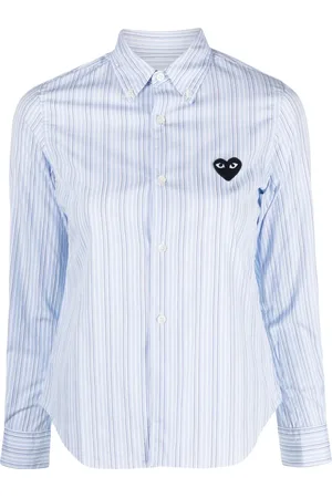 Comme des Garçons Klassiek gestreepte overhemd