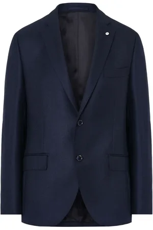 LUIGI BIANCHI MANTOVA Blazer met enkele rij knopen