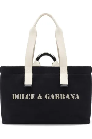 Dolce & Gabbana Canvas schoudertas met logoprint