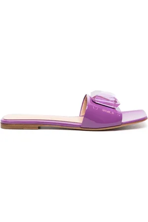 Gianvito Rossi Jaipur slippers verfraaid met kristallen