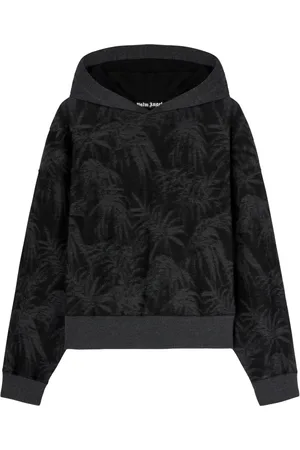 Palm Angels Hoodie met gewelfd logo