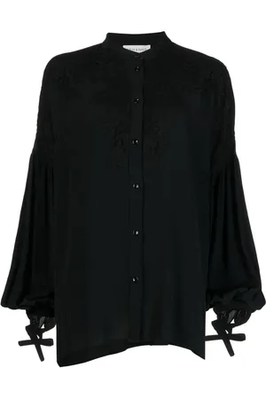 ERMANNO SCERVINO Blouse met kanten vlak