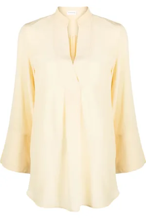 By Malene Birger Blouse met klokmouwen