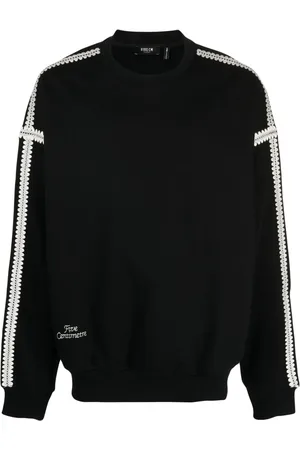 FIVE CM Sweater met geborduurd logo