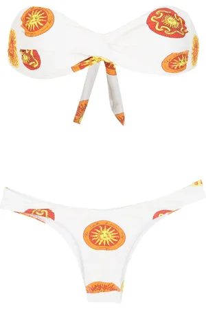 AMIR SLAMA Bikini met print