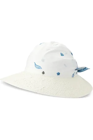 Le Mont St Michel Linette zonneklep met bloemenprint